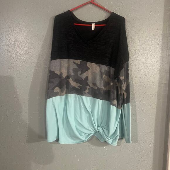 Now and forever womens plus size 3x long sleeve blouse western comfy cozy shirt - Picture 1 of 9